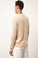 Pull Col Rond - Howard - Sable