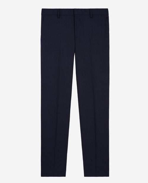 Pantalon Costume Motif Micro Pied De Poule - Homme