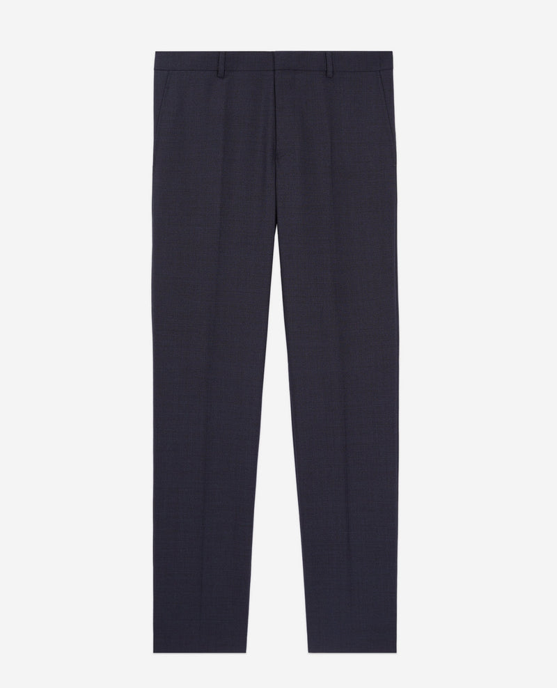 Pantalón de traje de lana - Azul marino - Hombre
