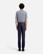 The Kooples - Wool Suit Trousers - Navy Blue - Men