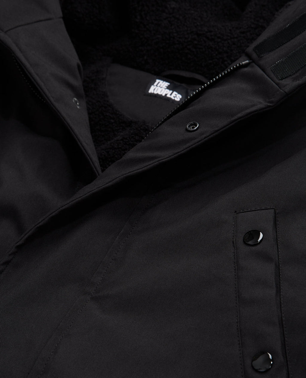 Parka con forro de piel de oveja sintética - Hombre