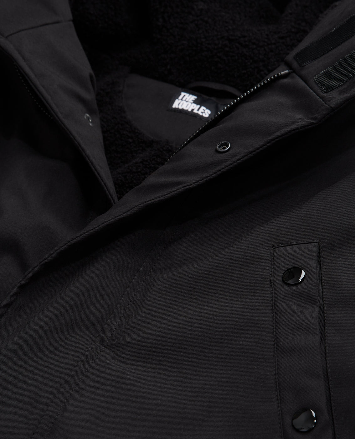 Parka con forro de piel de oveja sintética - Hombre