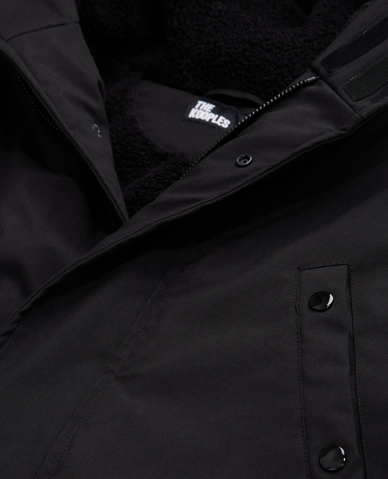 Parka Doublee De Faux Mouton - Homme