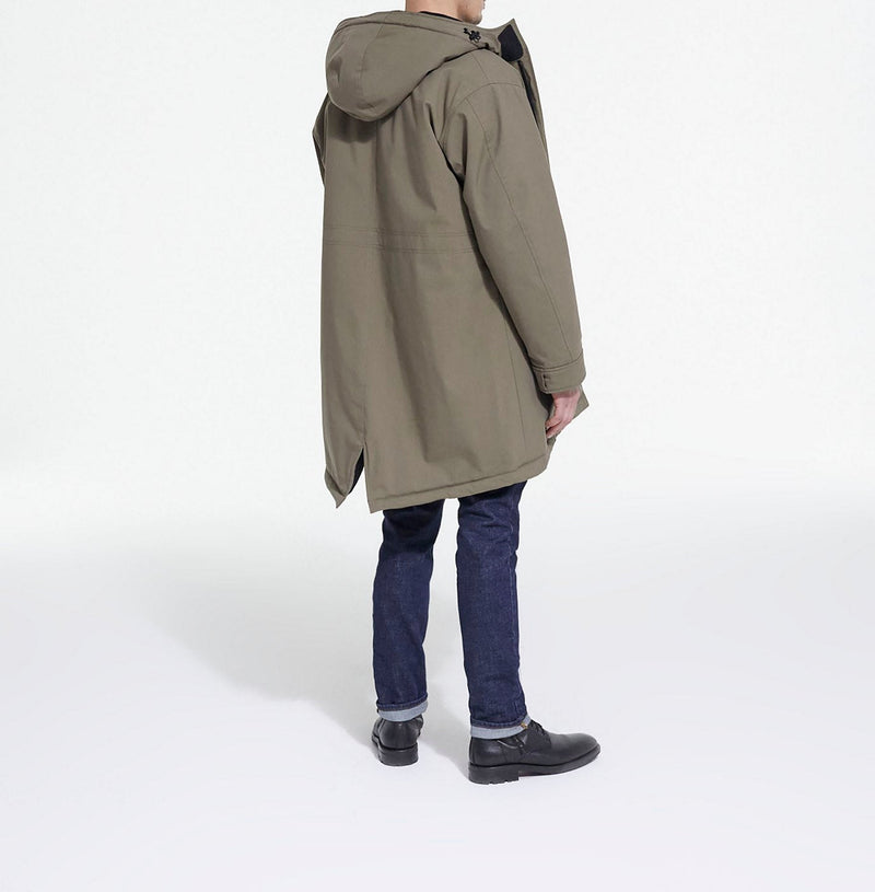 Parka Doublee De Faux Mouton - Homme
