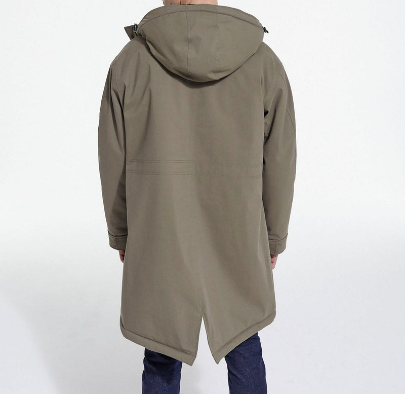 Parka Doublee De Faux Mouton - Homme