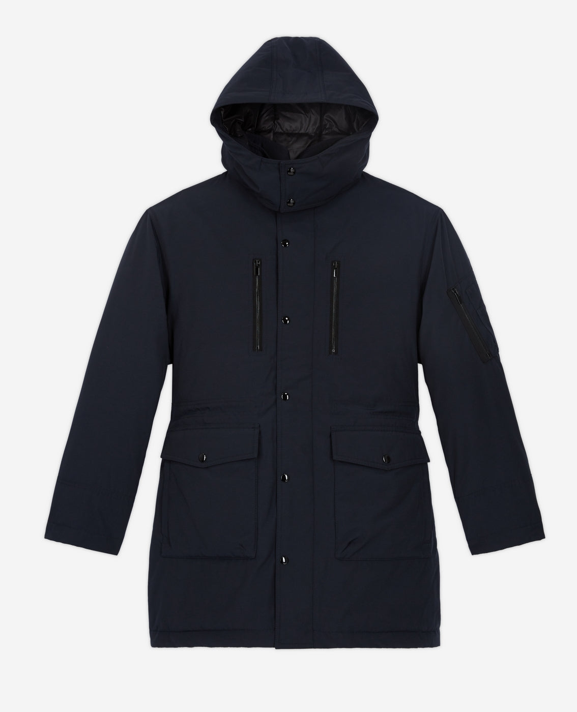 The Kooples - Parka À Capuche - Bleu Marine - Homme