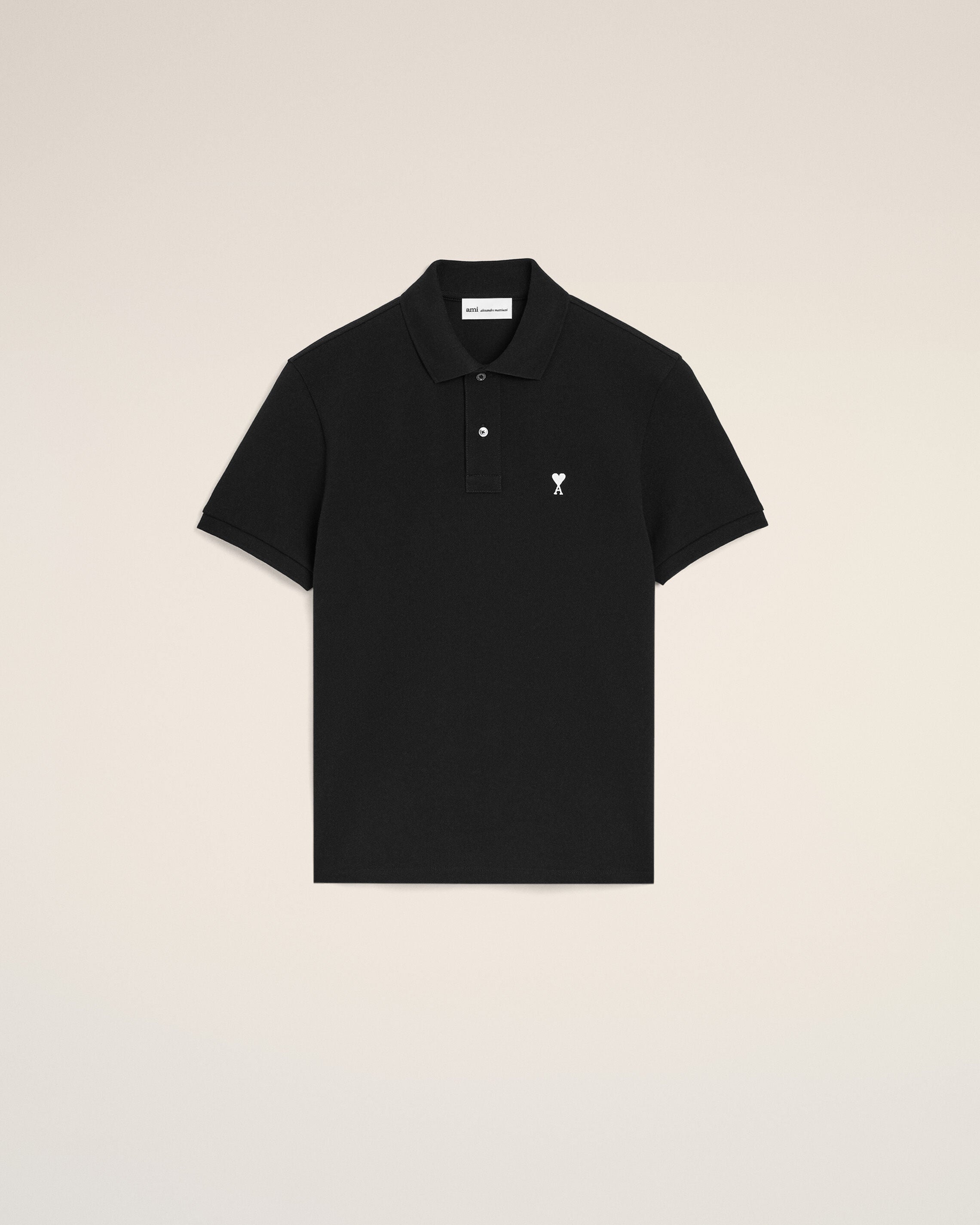 Polo Manches Courtes Ami de Cœur – Ami Paris – Noir