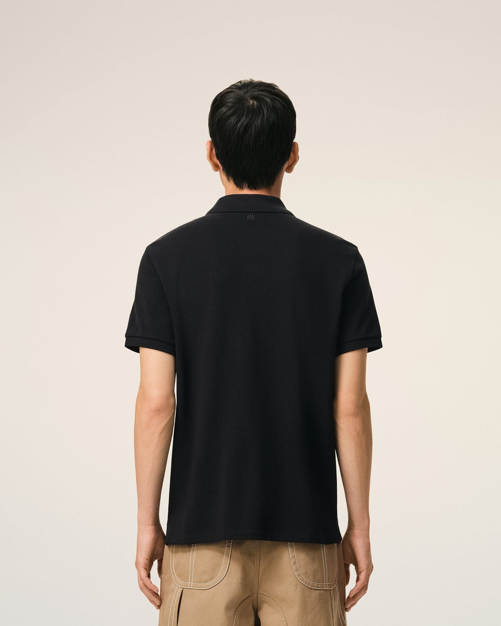 Polo Manches Courtes Ami de Cœur – Ami Paris – Noir