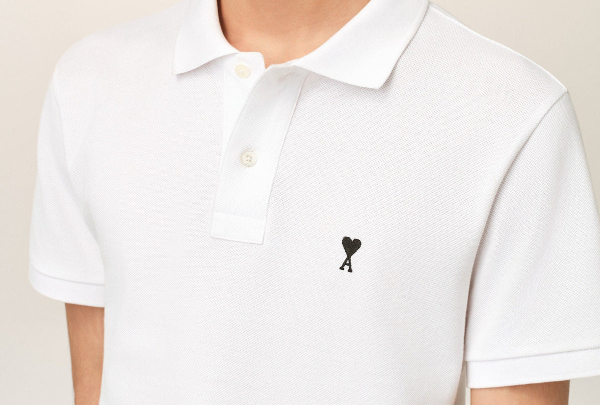 Kortærmet polo Ami de Cœur – Ami Paris – Hvid