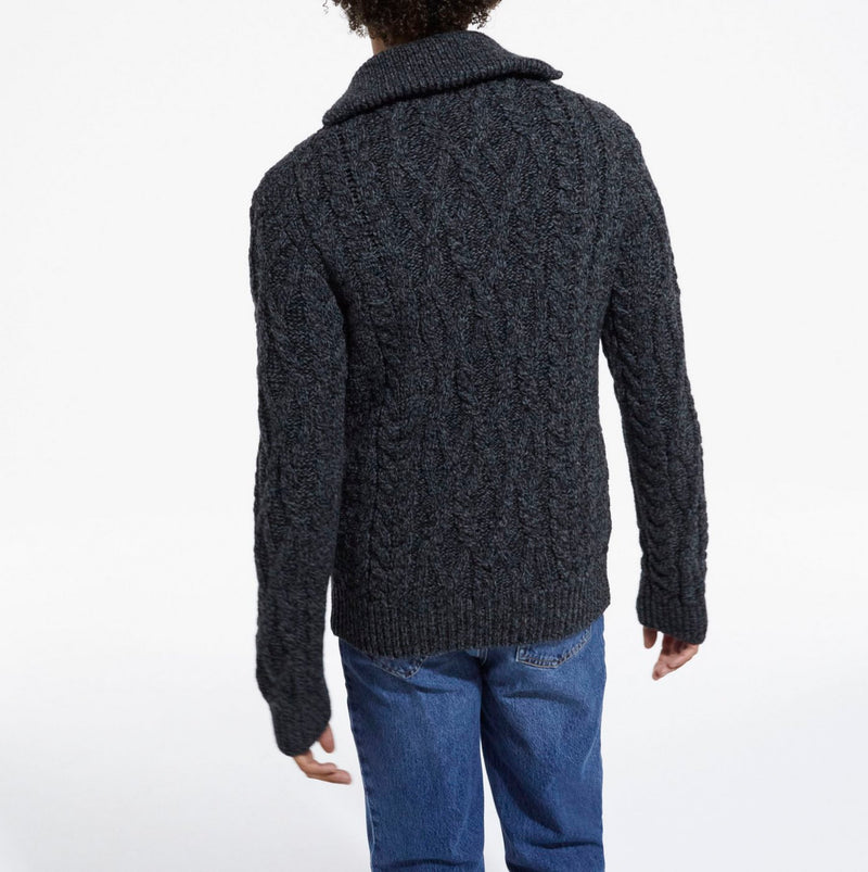 The Kooples - Pull Col Caminoeur En Laine Torsade - Homme