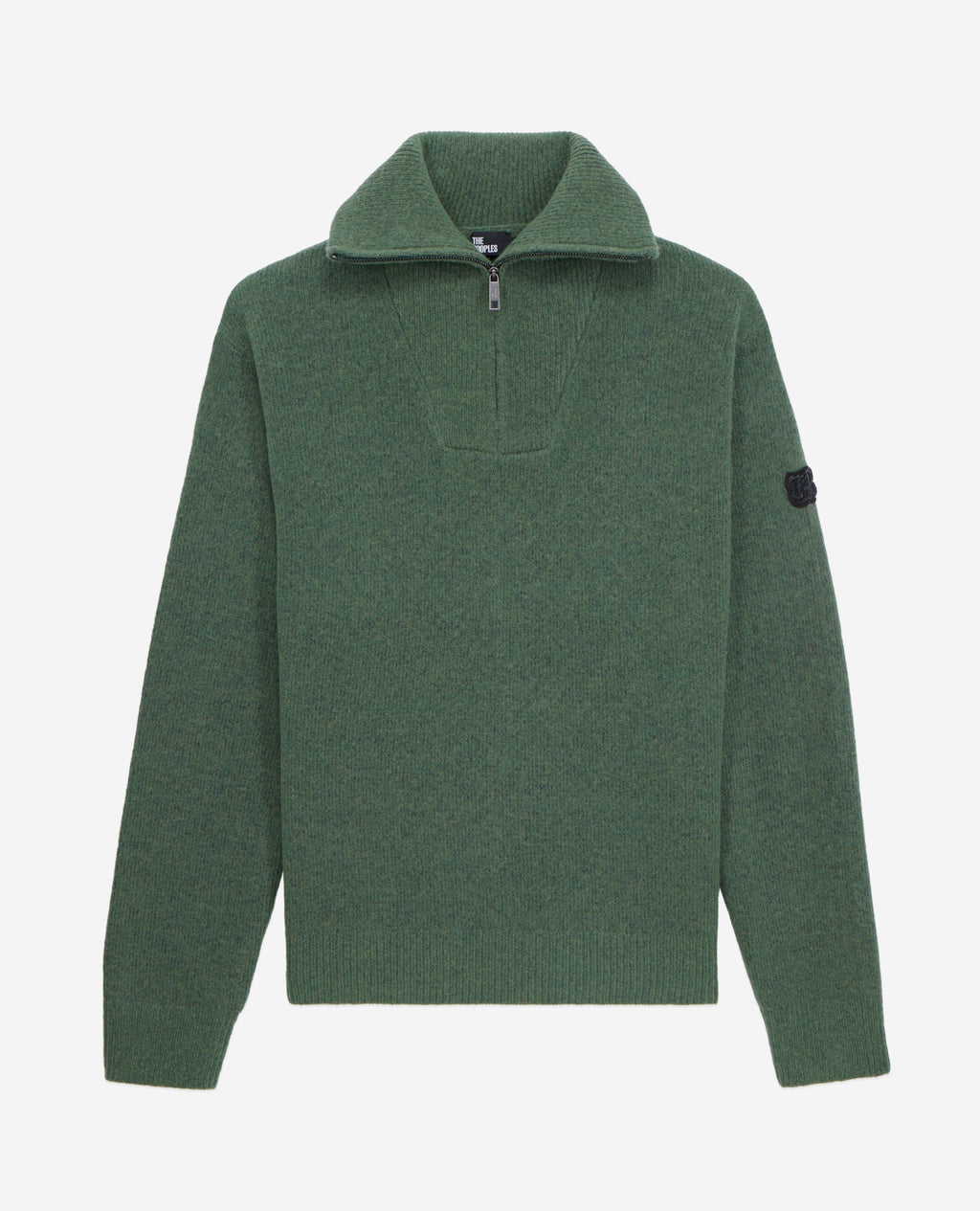 The Kooples - Pull Col Camionneur Avec Patch Canetille Et Details De Zip