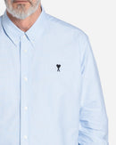 Chemise Oxford Ami de Coeur en Coton Bleu Ciel