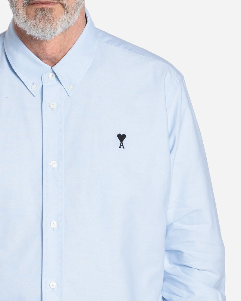 Chemise Oxford Ami de Coeur en Coton Bleu Ciel