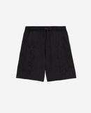 The Kooples - Short Noir Molletonné Avec Broderies Western - Homme