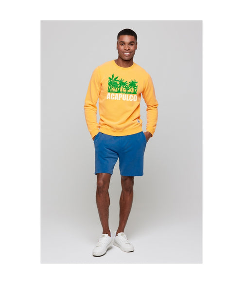 Sweat Dylan Washed Acapulco - Yellow - Homme