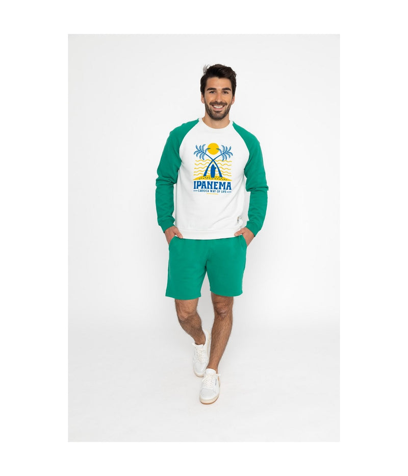 Sweat Clyde Bicolore Ipanema - Green - Homme