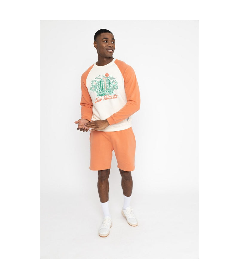 Sweat Clyde Bicolore Club Palmeria - Tangerine - Homme