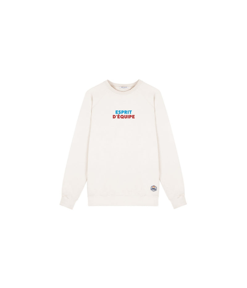 Sweat Clyde Esprit D'Equipe - Cream - Homme