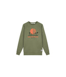 Sweat Clyde Gone With The Sun - Khaki - Homme