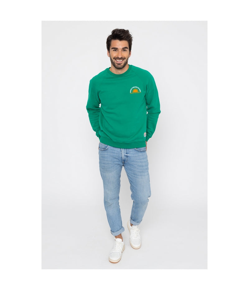 Sweat Clyde Have Fun - Green - Homme