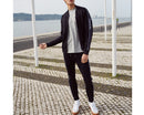 Sweat Col Camionneur Et Bande - Homme
