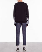 The Kooples - Sudadera con estampado The Kooples de llamas + llamas en las mangas - Hombre