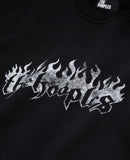 Sweat Avec Print The Kooples Flammes + Flammes Sur Les Manches - Homme