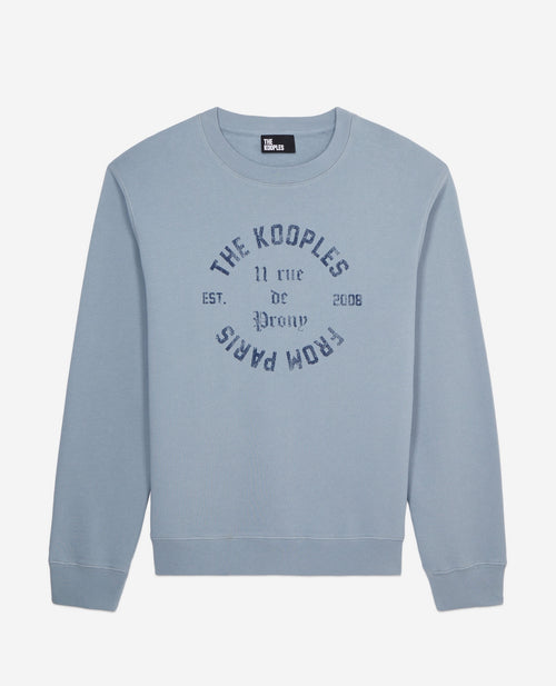 Sudadera Con Estampado De Escudo En La Parte Delantera - Hombre
