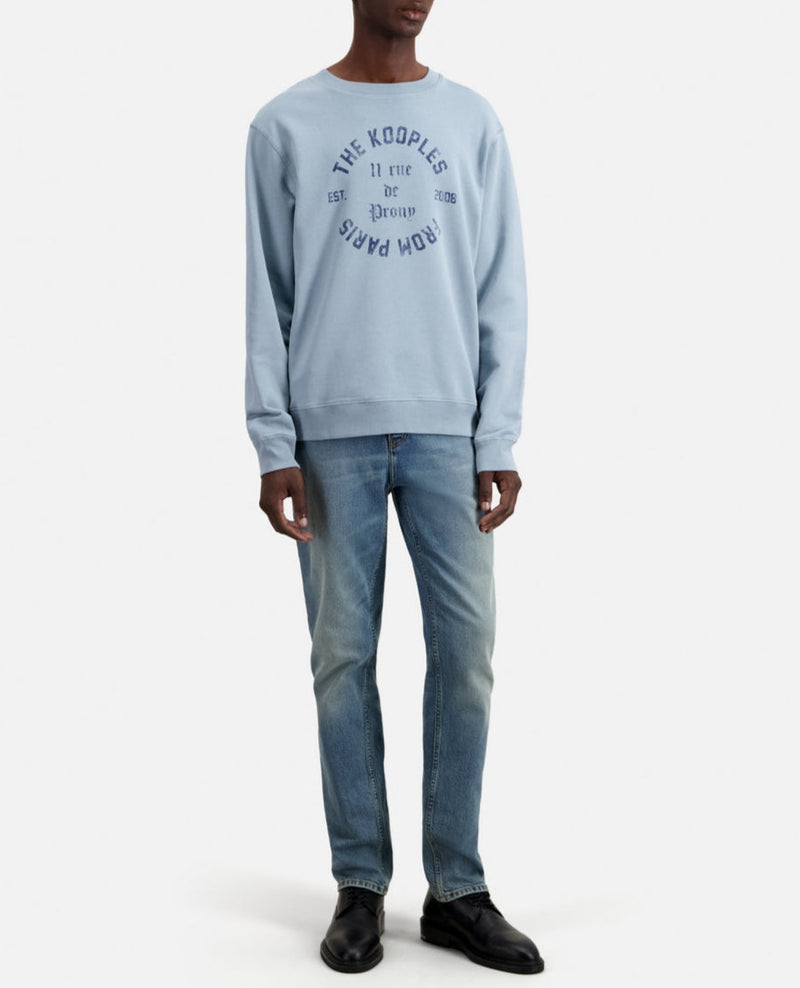 Sudadera Con Estampado De Escudo En La Parte Delantera - Hombre
