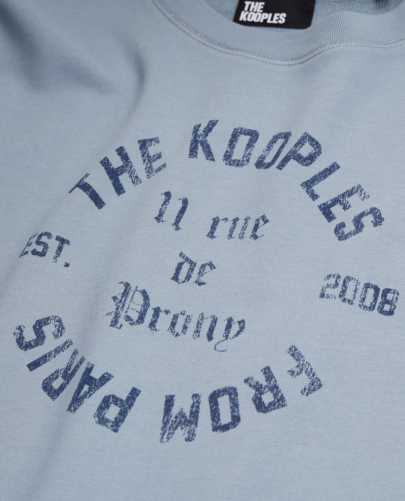 Sudadera Con Estampado De Escudo En La Parte Delantera - Hombre