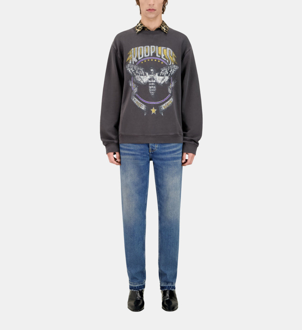 The Kooples - Sweatshirt With Butterfly Print On Front