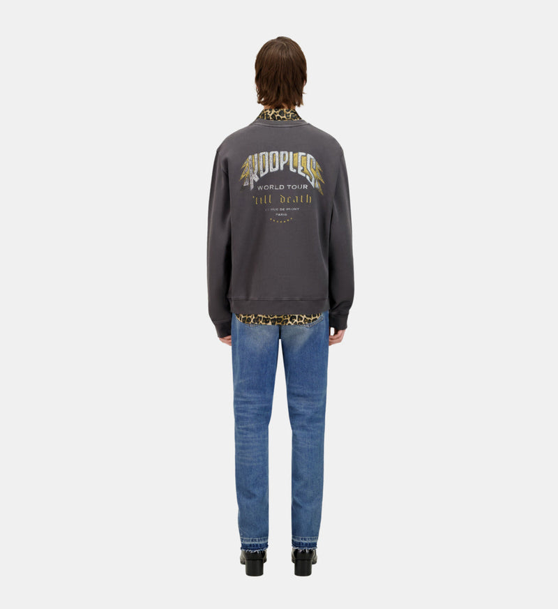 Sweatshirt Avec Print Papillon Devant