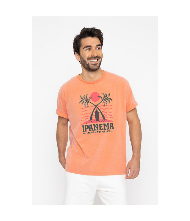 Tshirt Mike Ipanema - Tangerine - Homme