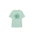 Tshirt Mike Club Palmeria - Green Grey - Homme