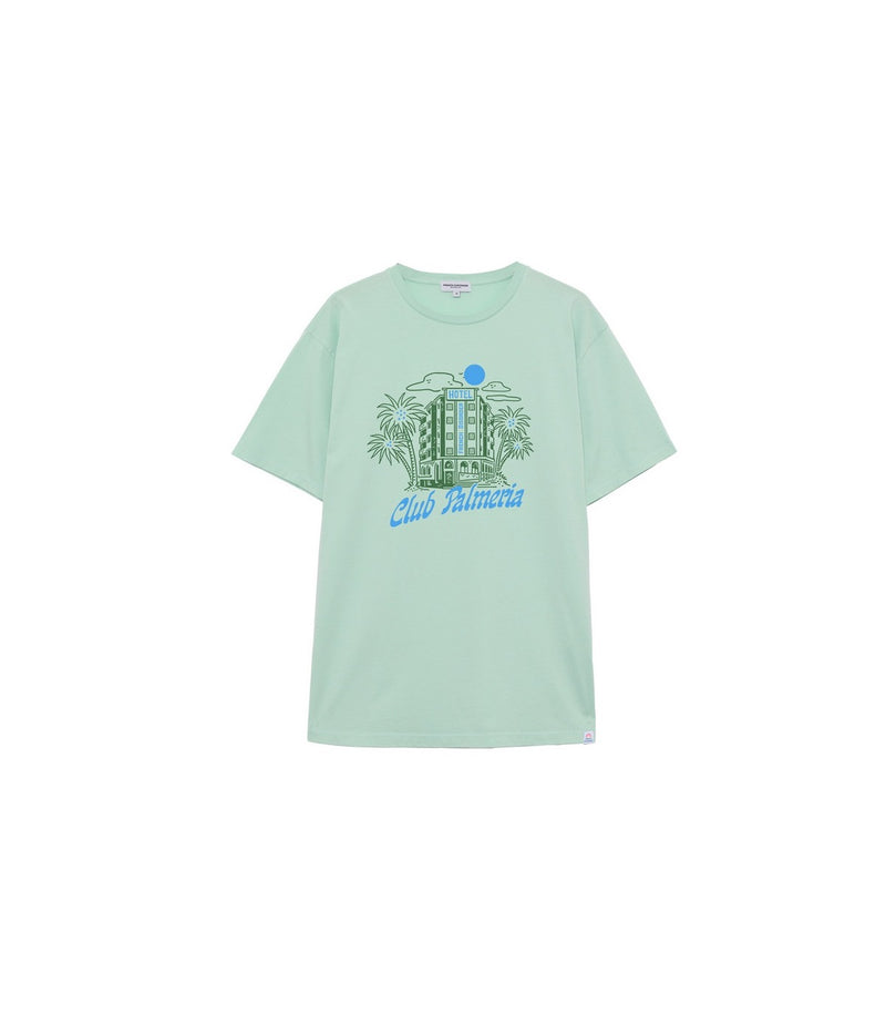 Tshirt Mike Club Palmeria - Green Grey - Homme