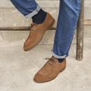 Derbies L'Homme Tranquille Daim Camel