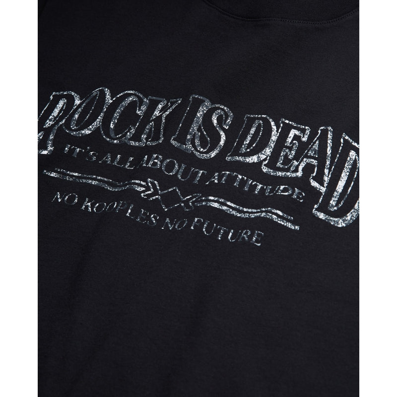 The Kooples - T-Shirt Mc Rock Is Dead - Black Washed - Homme