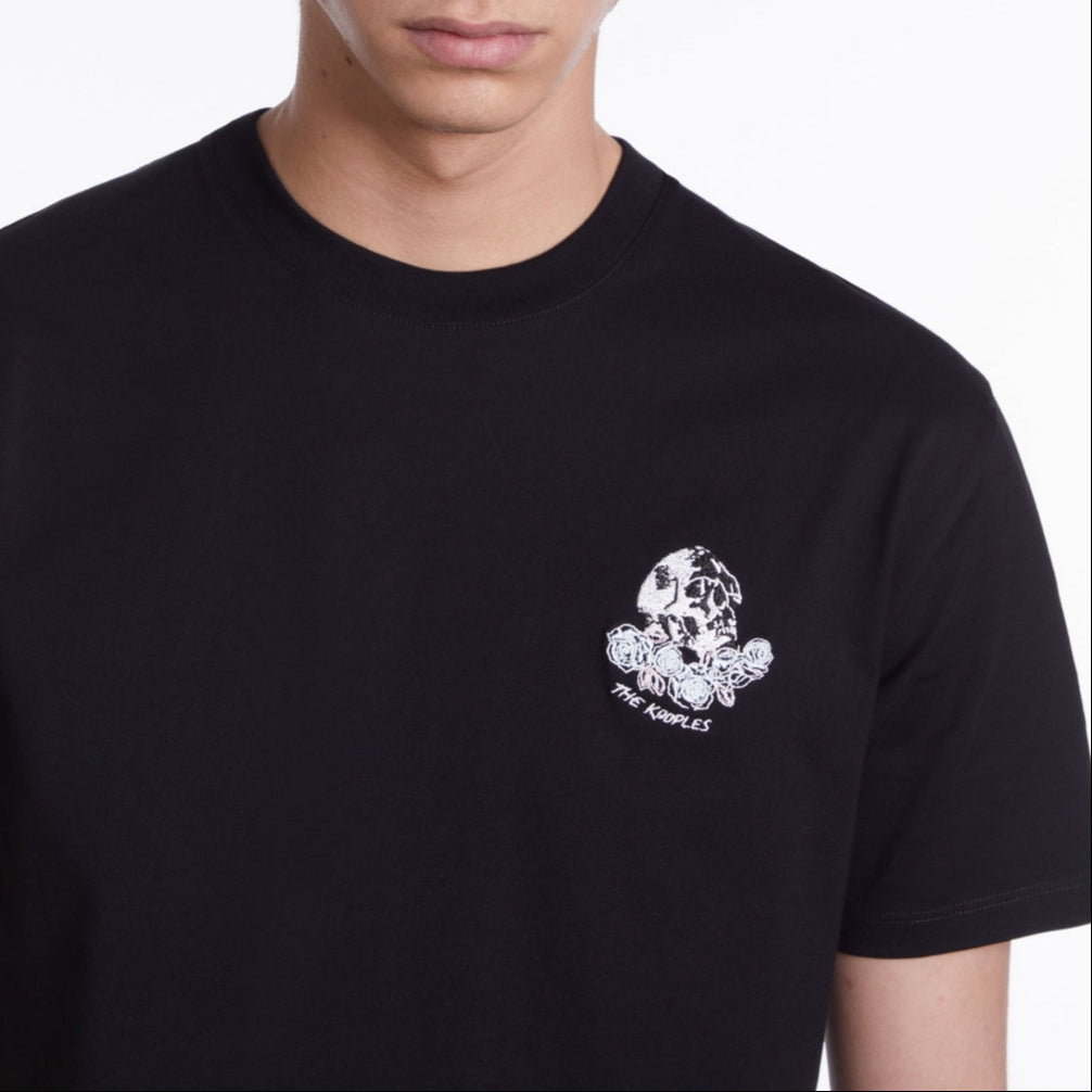 The Kooples - T-Shirt Manches Courtes Broderie Skull - Homme