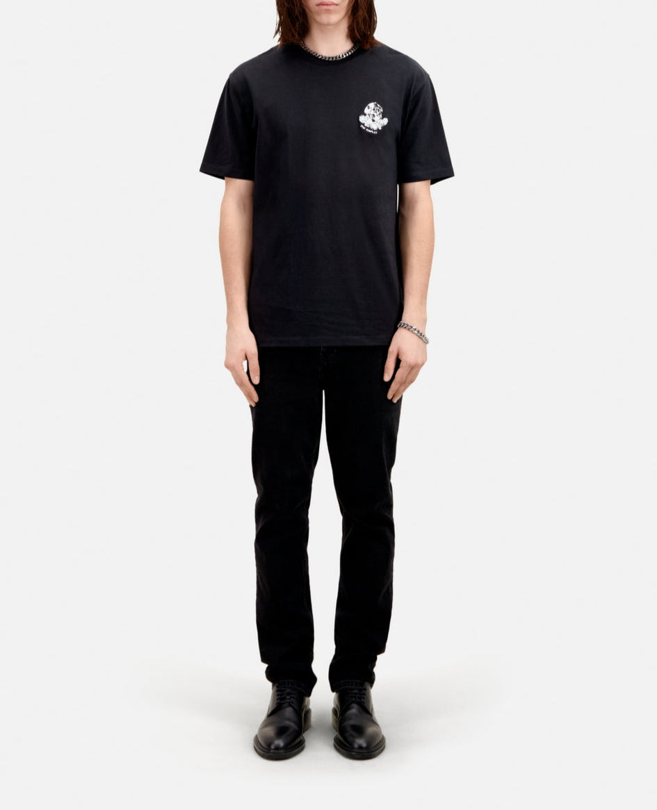 The Kooples - T-Shirt Manches Courtes Broderie Skull - Homme