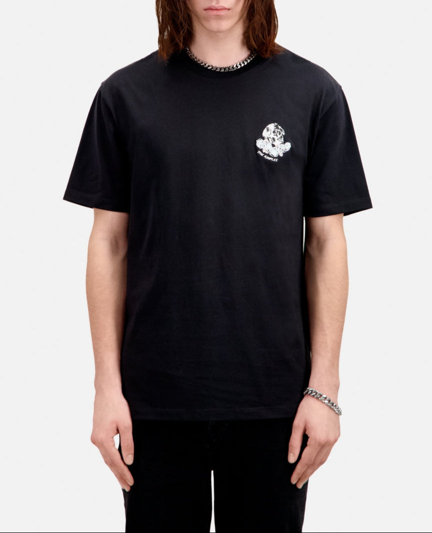 The Kooples - T-Shirt Manches Courtes Broderie Skull - Homme