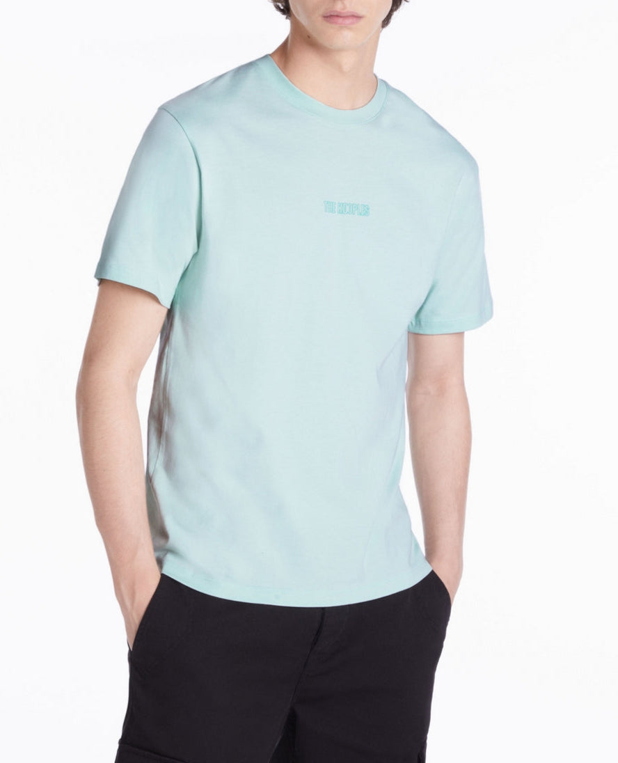 The Kooples - Camiseta de Manga Corta con Print de Logo Contorno - Hombre