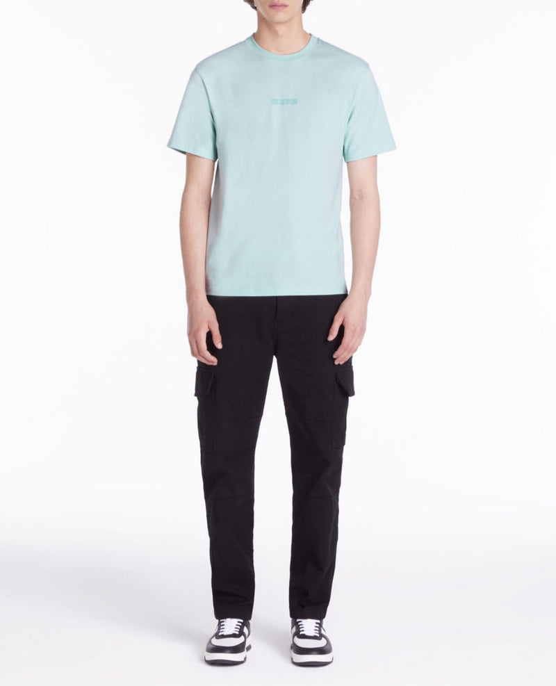 T-Shirt Manches Courtes Avec Print Logo Contour - Homme