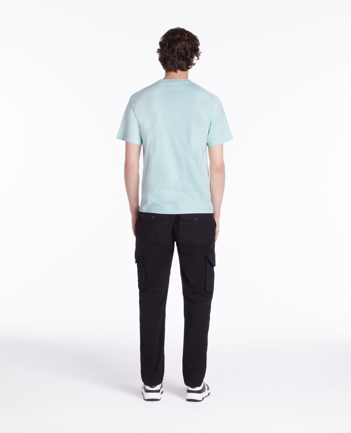 The Kooples - Camiseta de Manga Corta con Print de Logo Contorno - Hombre