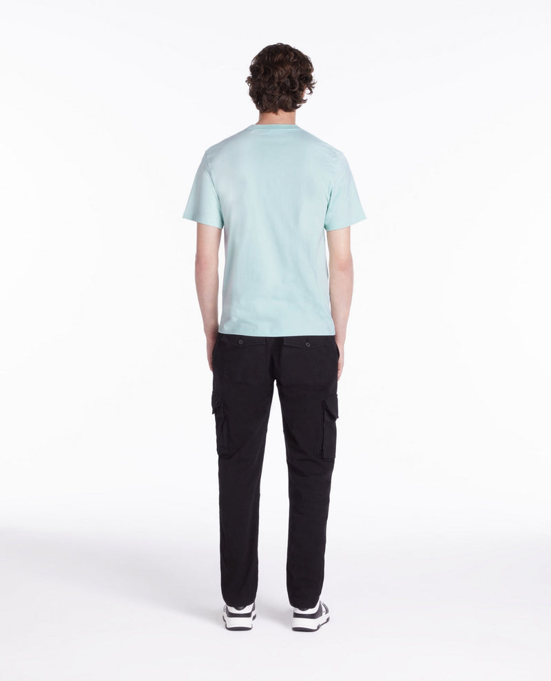T-Shirt Manches Courtes Avec Print Logo Contour - Homme