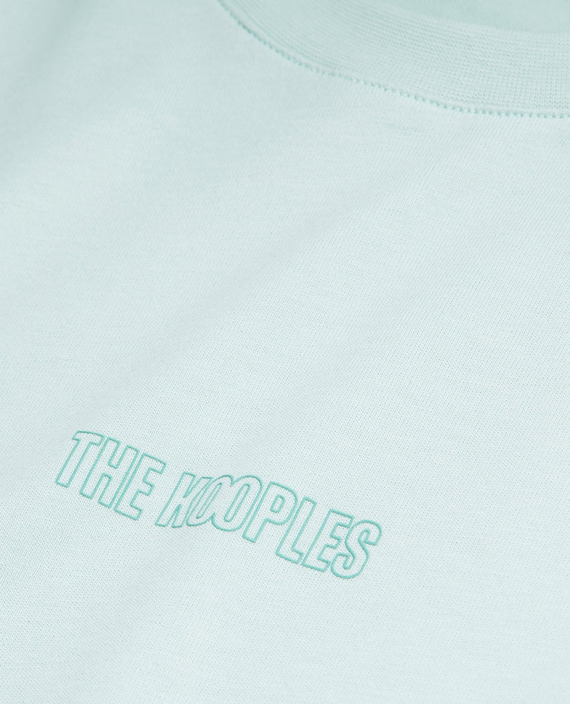 T-Shirt Manches Courtes Avec Print Logo Contour - Homme