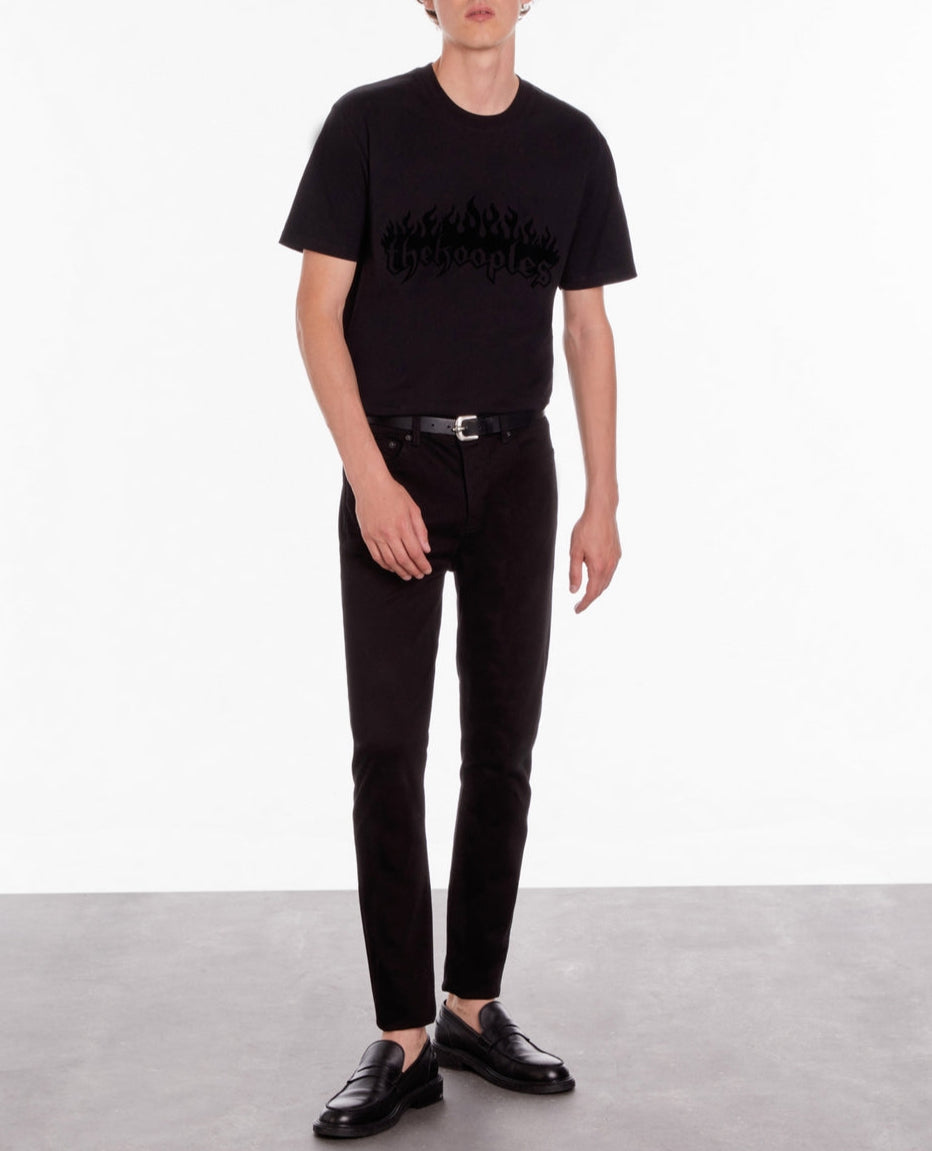 The Kooples - Short Sleeve T-Shirt With The Kooples Flames Print - Men