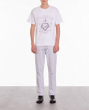 T-Shirt Manches Courtes Avec Print Coeur - Homme