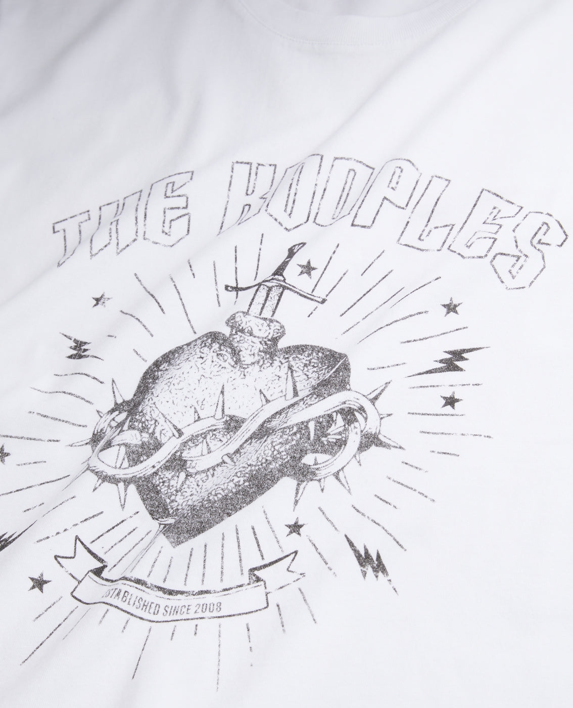 The Kooples - T-Shirt Manches Courtes Avec Print Coeur - Homme