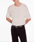 The Kooples - Camiseta Manga Corta De Lino Con Bordado En El Pecho - Hombre