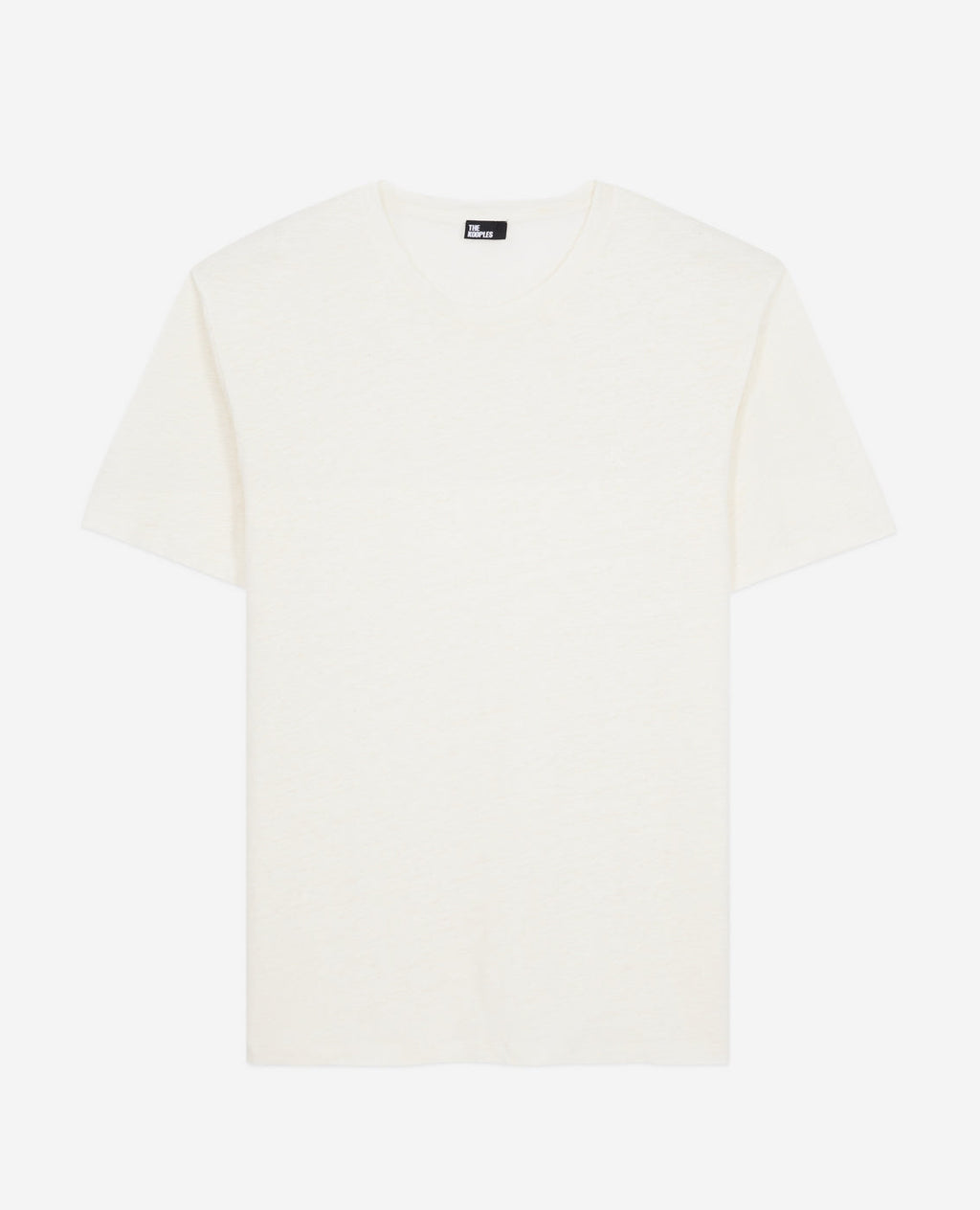 The Kooples - Camiseta Manga Corta De Lino Con Bordado En El Pecho - Hombre